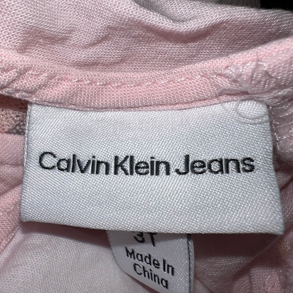 CALVIN KLEIN Little Girl's Floral Dress - Picture 7 of 10